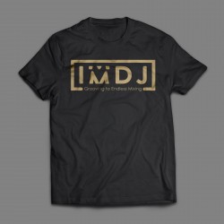 IMDJ t-shirt Black and Gold Series