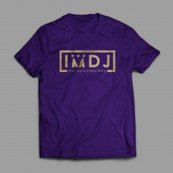 IMDJ t-shirt Purple and Gold Series